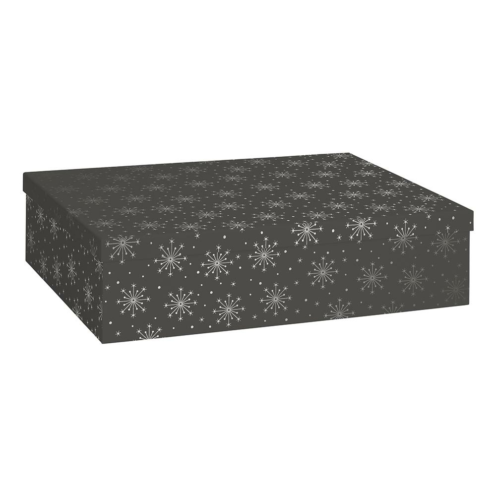 Gift box "Nieve" 33x48x12cm dark grey