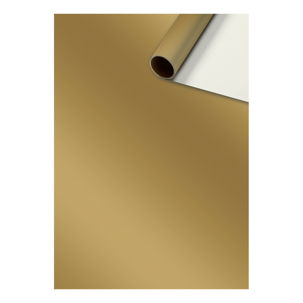Geschenkpapier „Uni Plain“ 70 x 200 cm gold