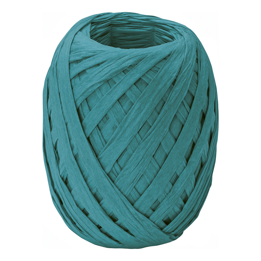 Paper raffia ribbon 7mmx30m turquoise