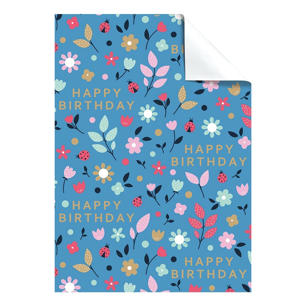 Gift wrap paper „Benice“ 50x70cm blue