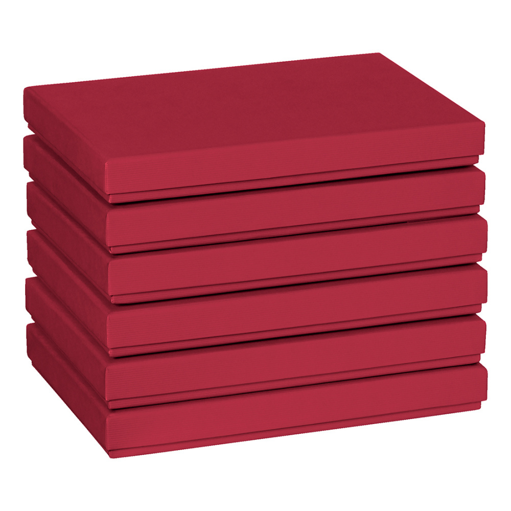 Geschenkbox „One Colour“ A5+ rot dunkel