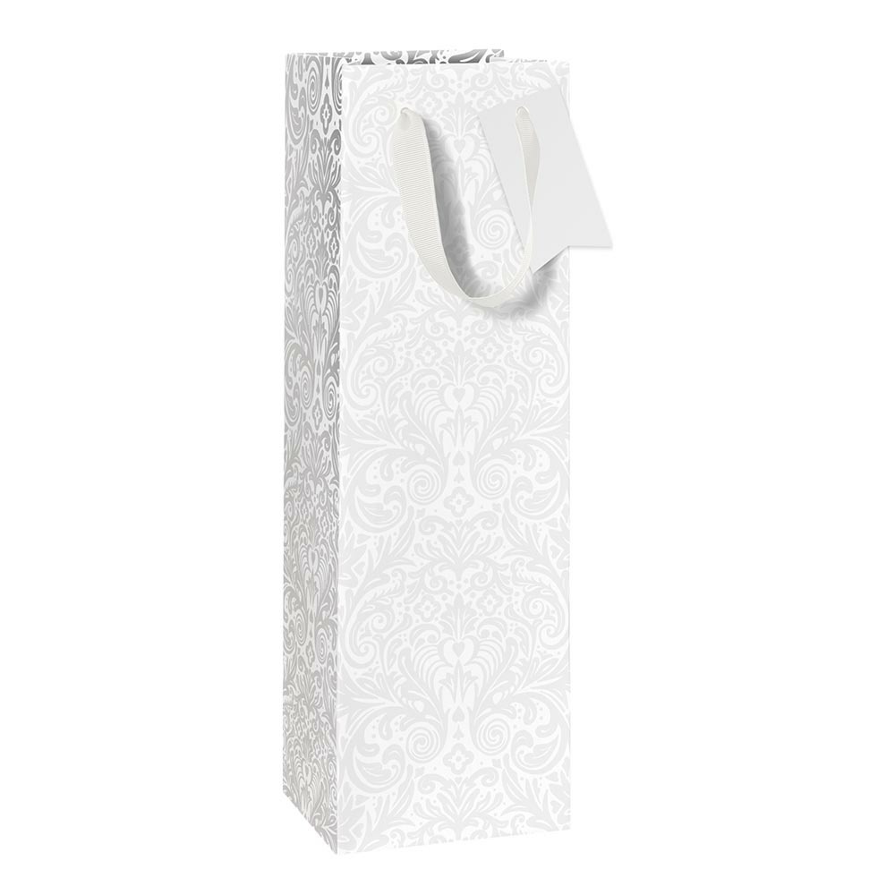 Cabas pour bouteilles „Oda“ 11x105x36cm blanc