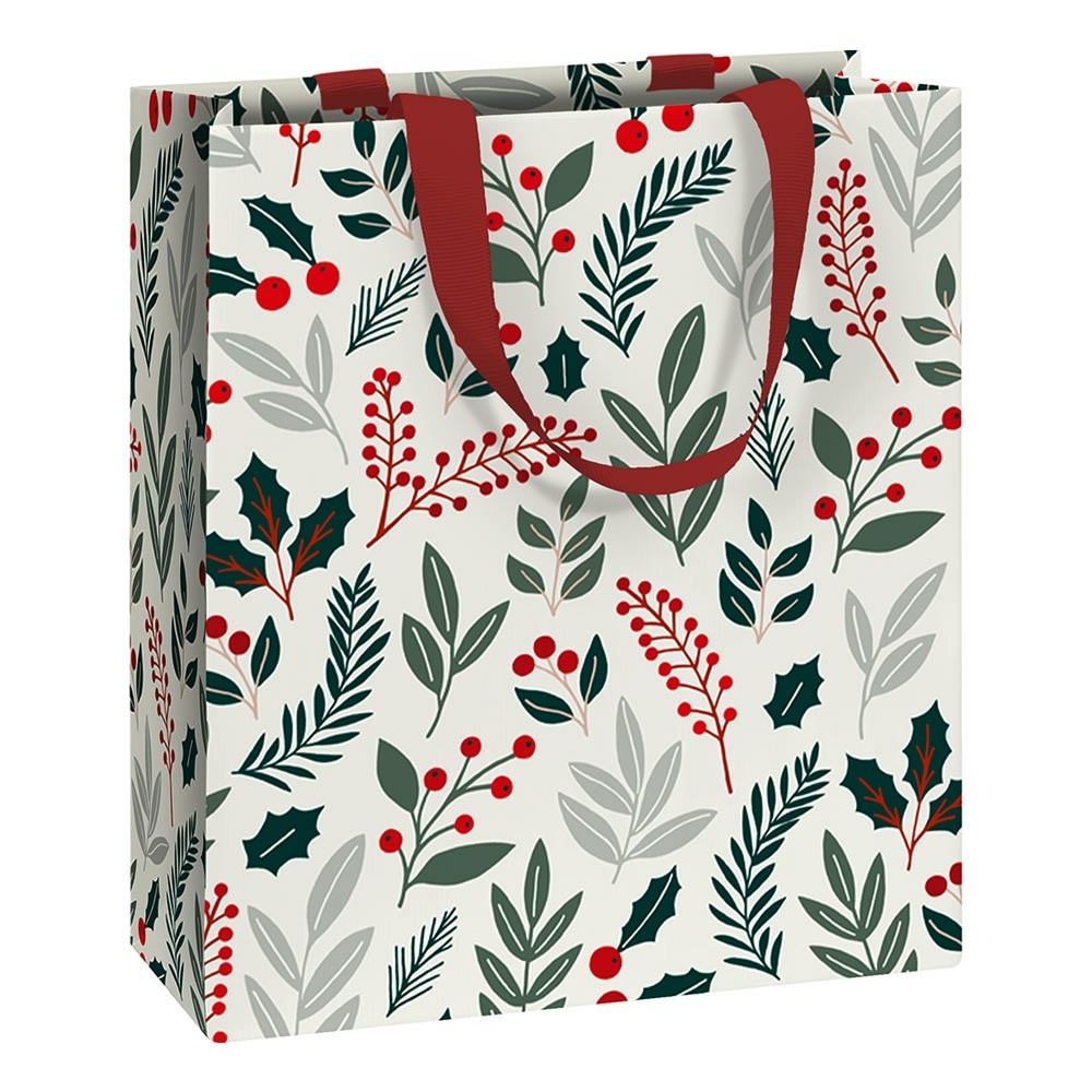 Gift bag  "Berna" 18x8x21cm red