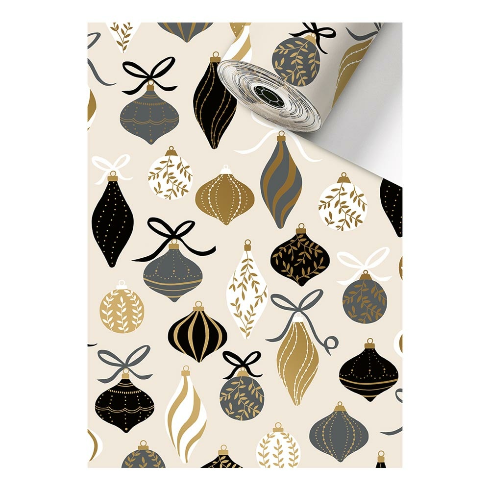 Wrapping paper counter roll "Lorena" 0,7x250m gold