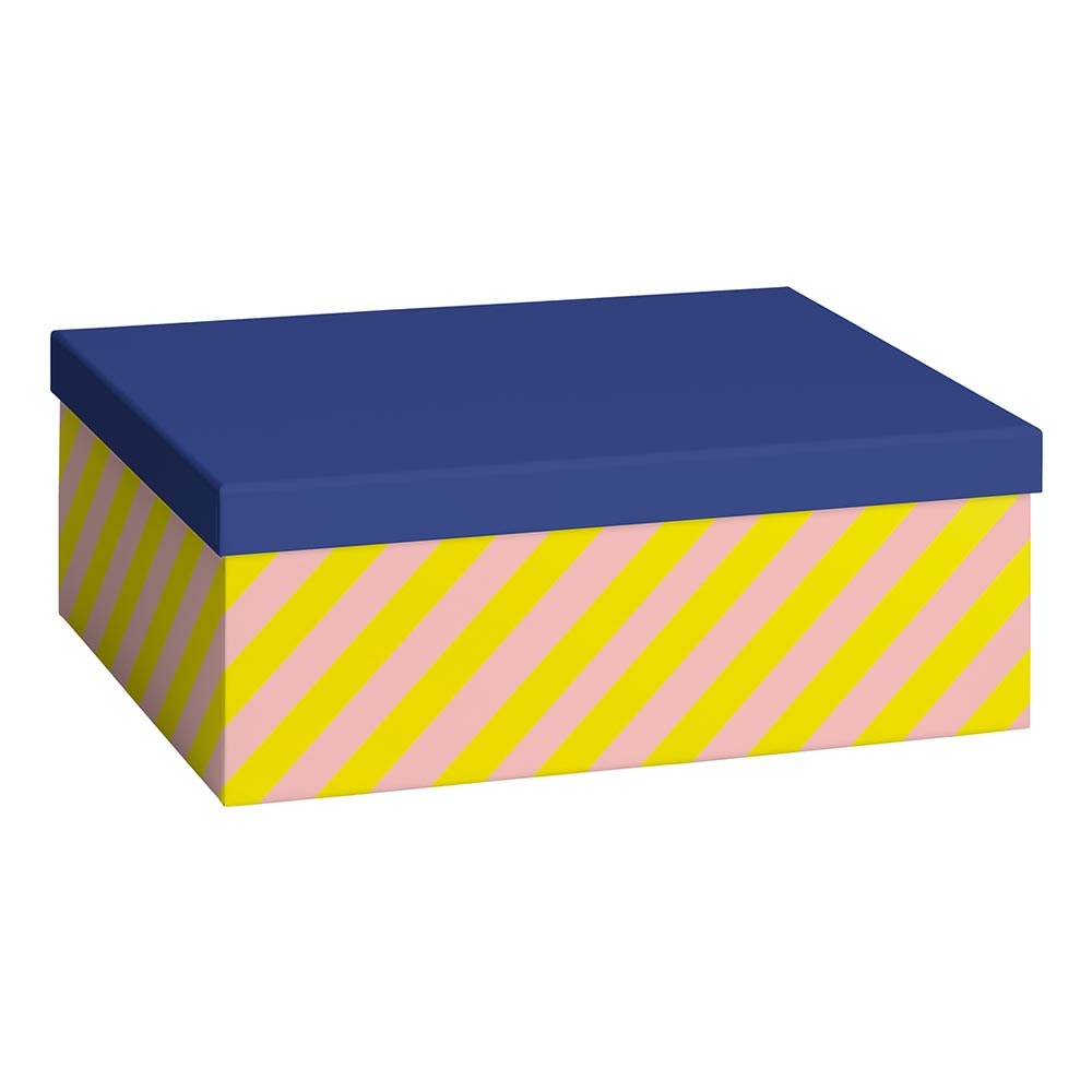Boîte cadeau „Benoni“ 24x33x12cm bleu foncé