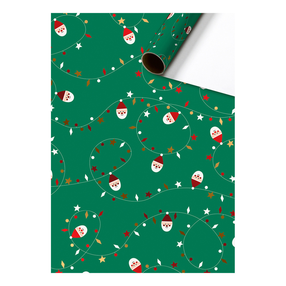 Wrapping paper „Neil“ 70x150cm green