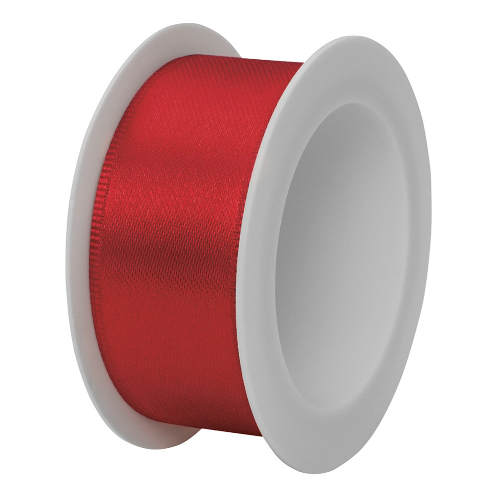 Satin Spule 25mmx3m rot Satin Spule 25mmx3m rot