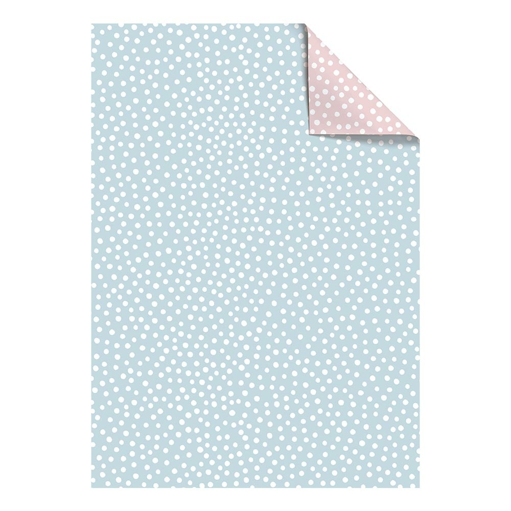 Papiers-cadeaux feuilles "Copo" 100x70cm bleu clair
