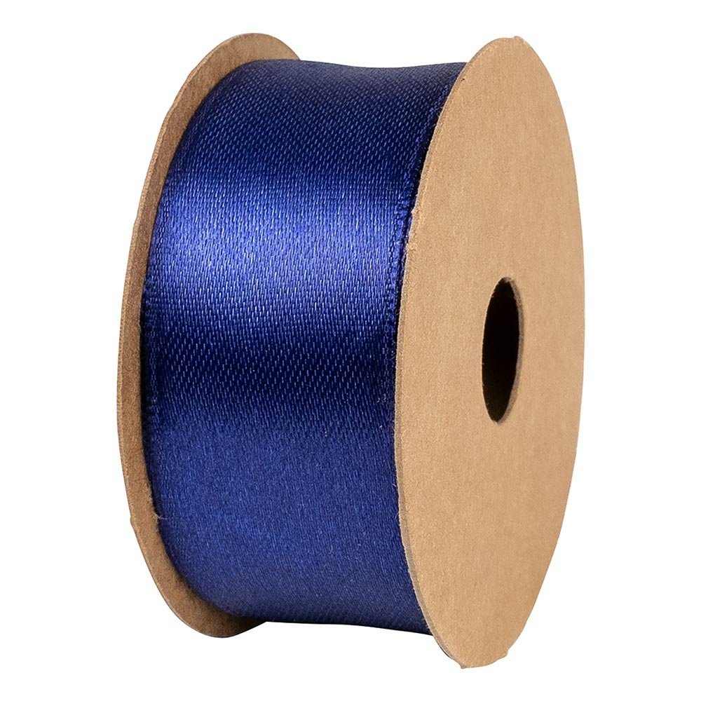 Gift ribbon Satin 25mmx4m blue dark