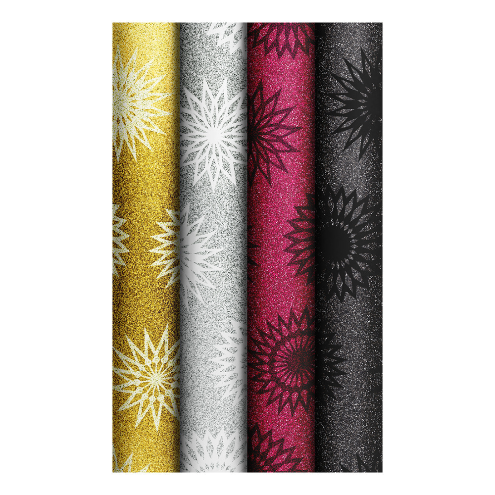 Wrapping paper assortment „Sparkling Stars“ 70x150cm 