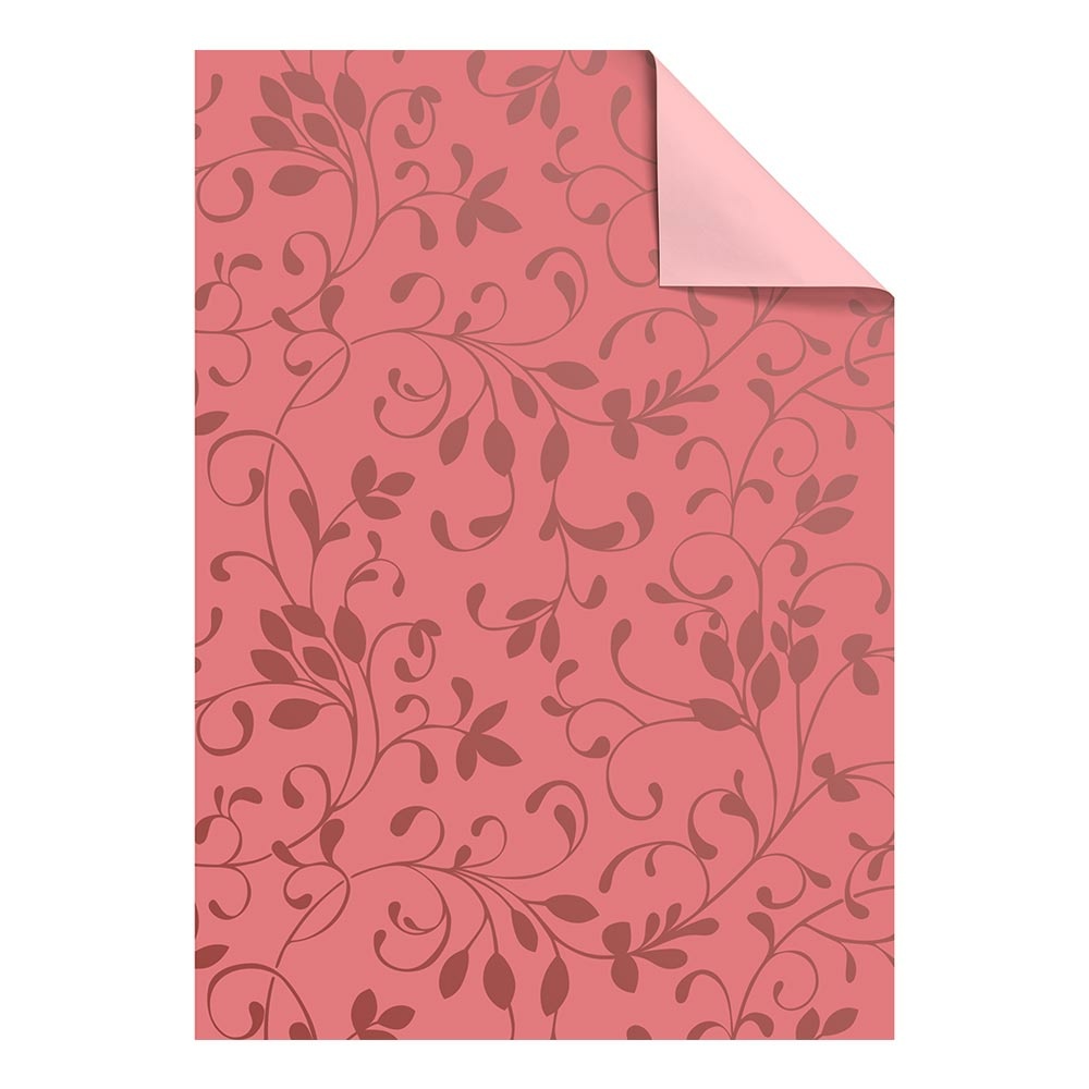 Geschenpapier-Bogen „Miron“ 100x70cm rosa dunkel