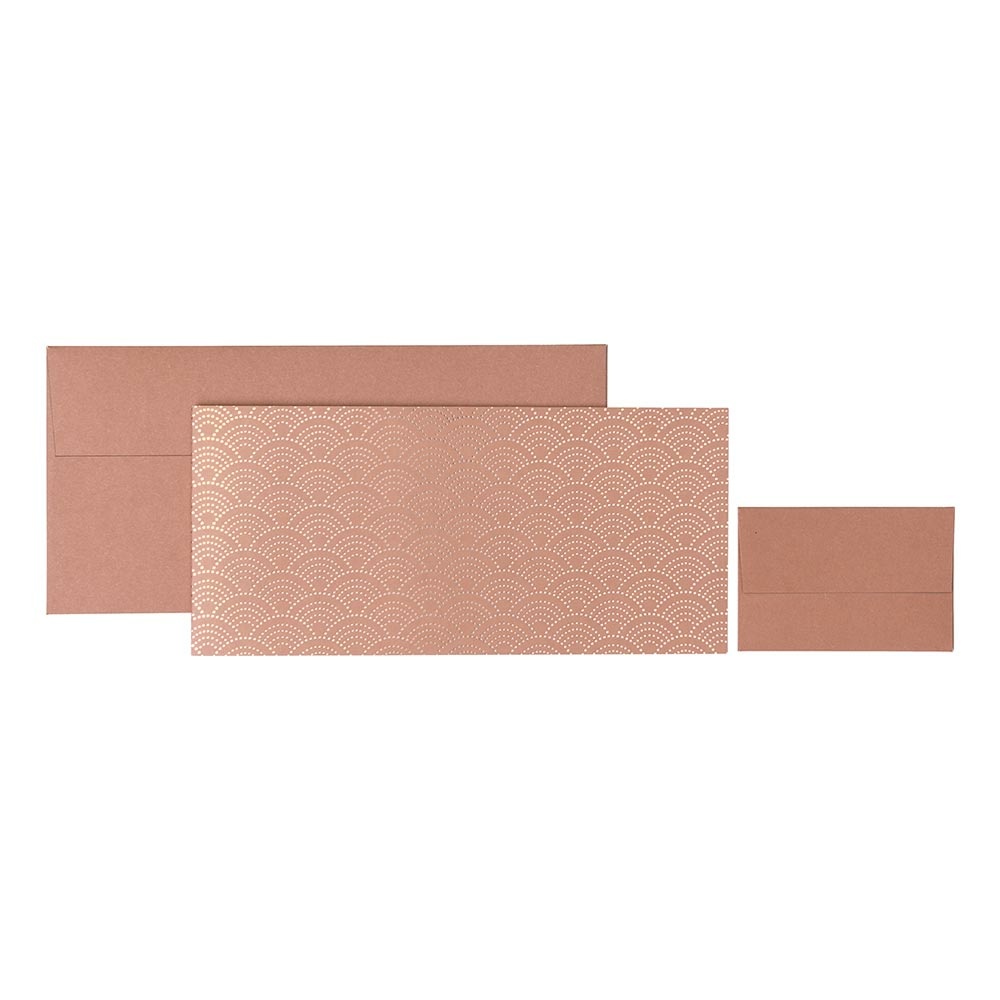 Geschenkkarte „Anaya“ 11x23cm rosa Geschenkkarte „Anaya“ 11x23cm rosa