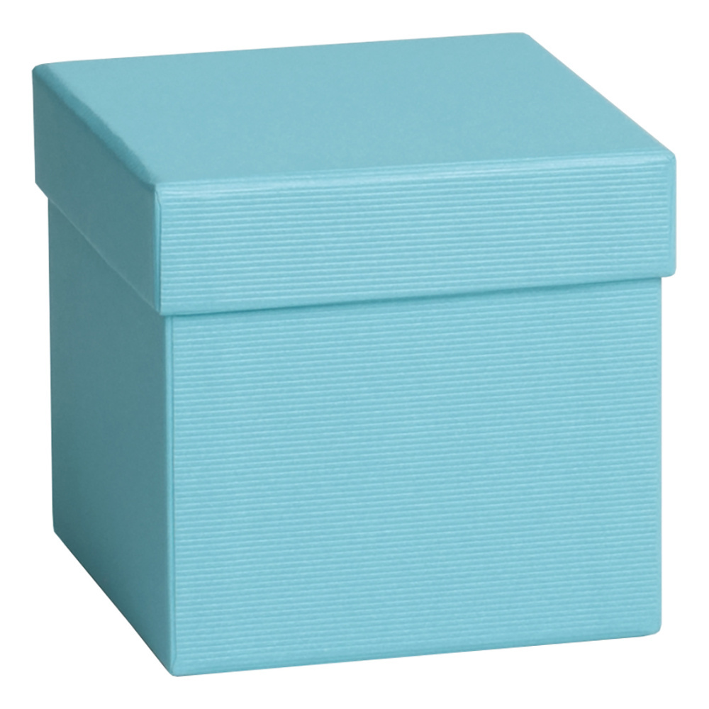 Geschenkbox „One Colour“ 10 x 10 x 10 cm blau hell