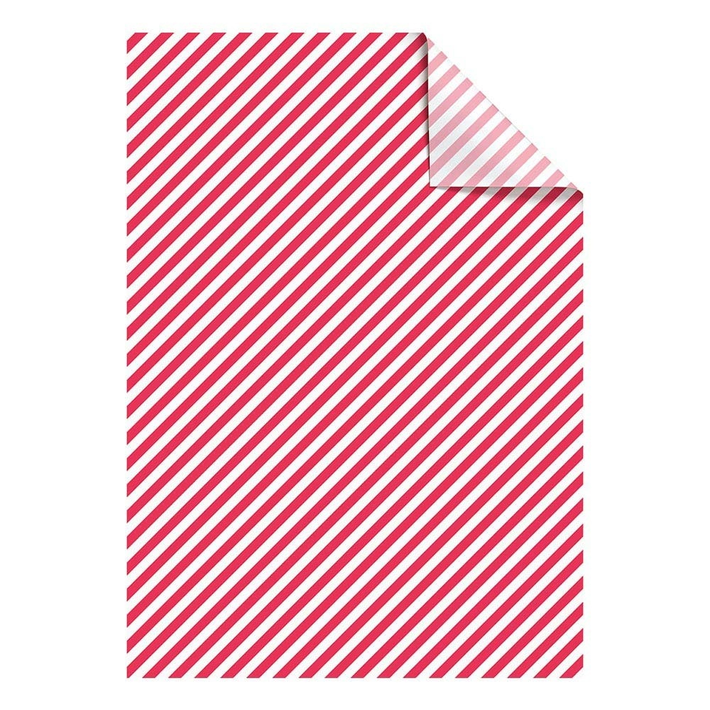 Papier de soie feuilles „Stribe“ 50x70cm rouge