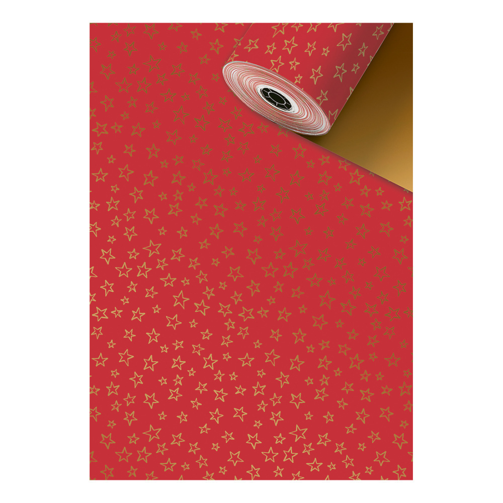 Papier-cadeau bobines de comptoir „Limar“ 0,30x250m rouge