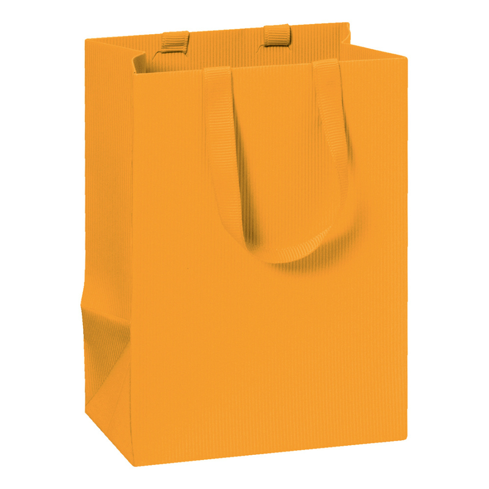 Geschenktasche „One Colour“ 10 x 8 x 14 cm orange dunkel