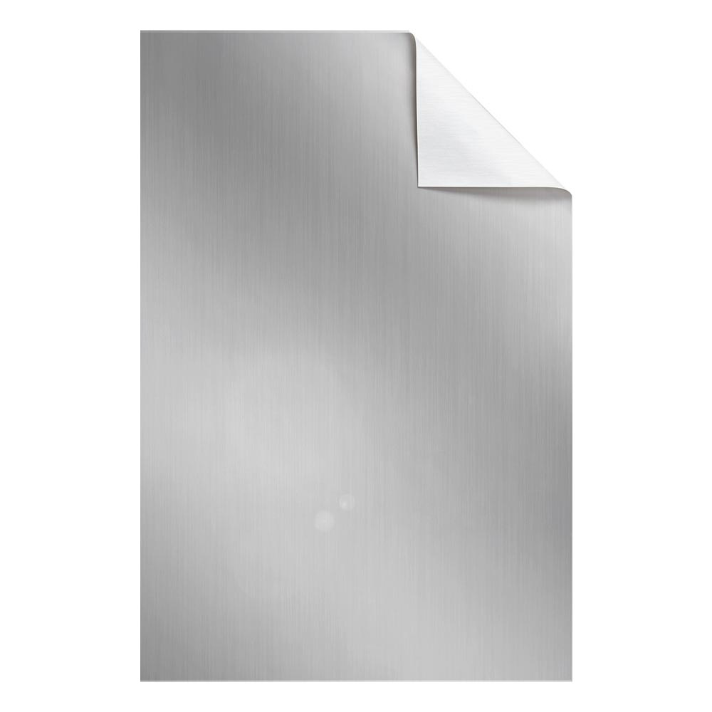 Geschenkpapier-Bogen „Uni Streifen“ 100x70cm silber