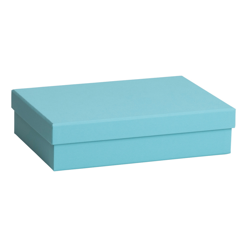 Geschenkbox „One Colour“ 16,5 x 24 x 6 cm blau hell