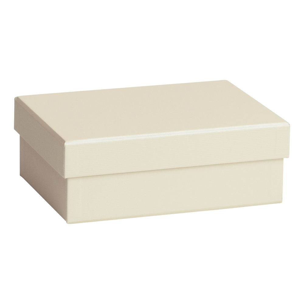Geschenkbox „One Colour“ 12x16,5x6cm beige hell