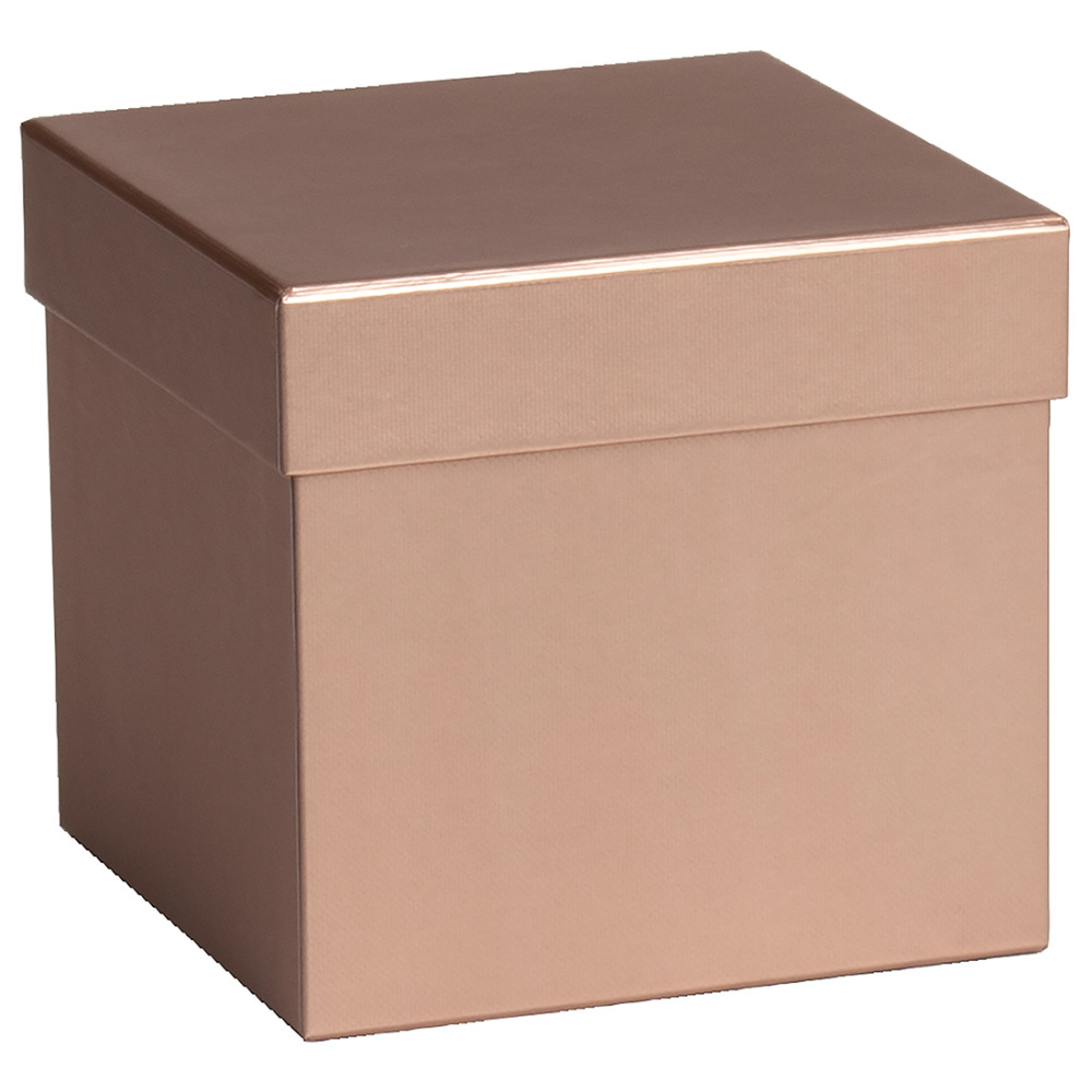 Geschenkbox „Sensual Colour“ 13,5 x 13,5 x 12,5 cm braun