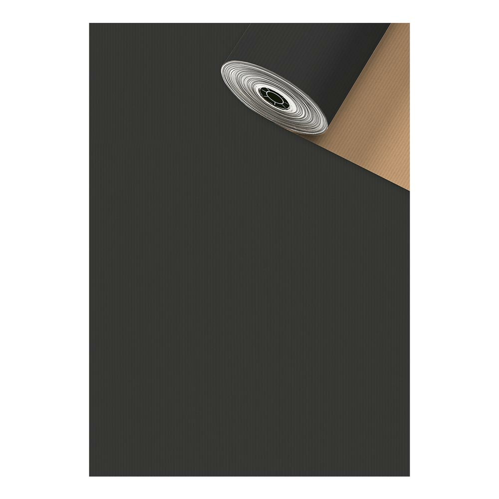 Wrapping paper counter roll "Uni Duplo" 0,7x250m black