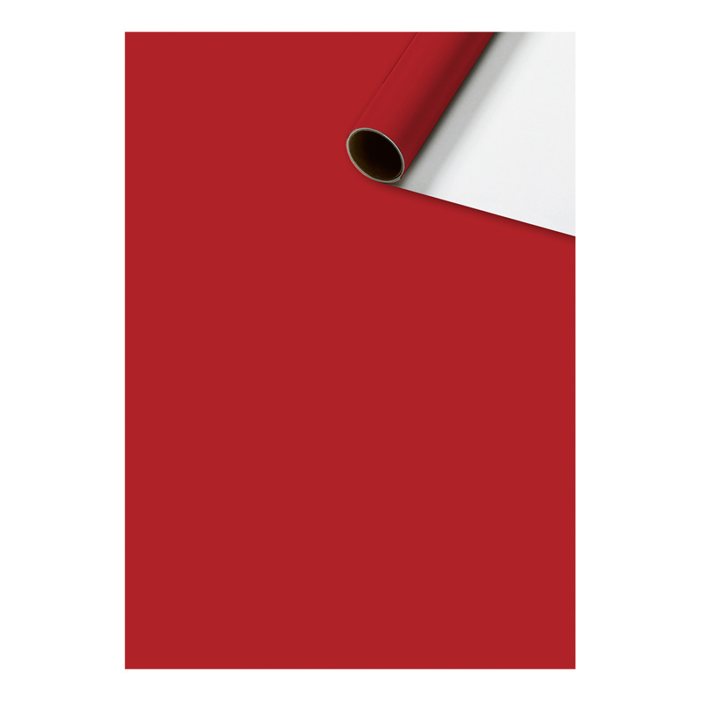 Geschenkpapier „Uni Plain“ 70 x 200 cm rot dunkel