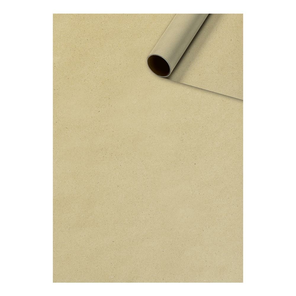 Papier cadeau „Uni Gras“ 70x200cm brun clair