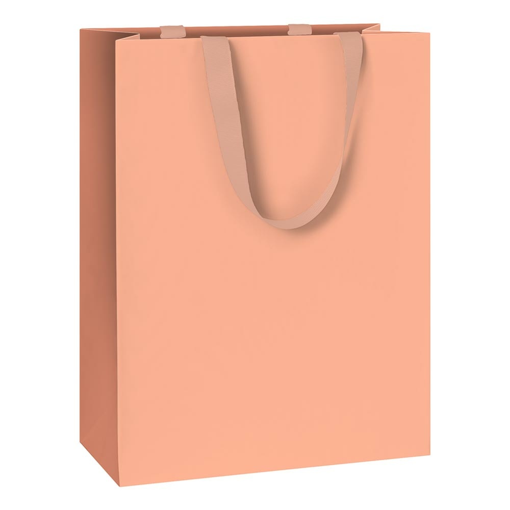 Gift bag "Uni Pure" 23x13x30cm rose dark