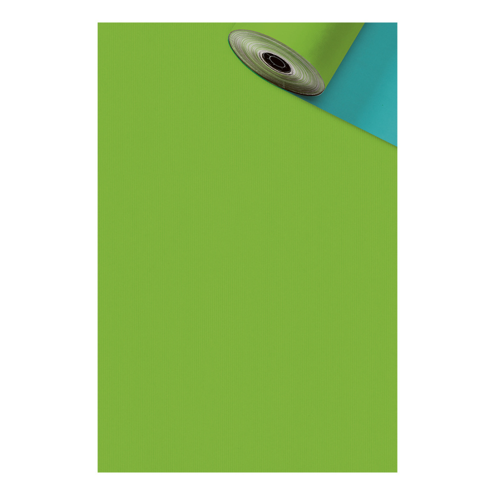 Geschenkpapier-Sécaré Rolle „Uni Duplo“ 0,50x250m grün hell