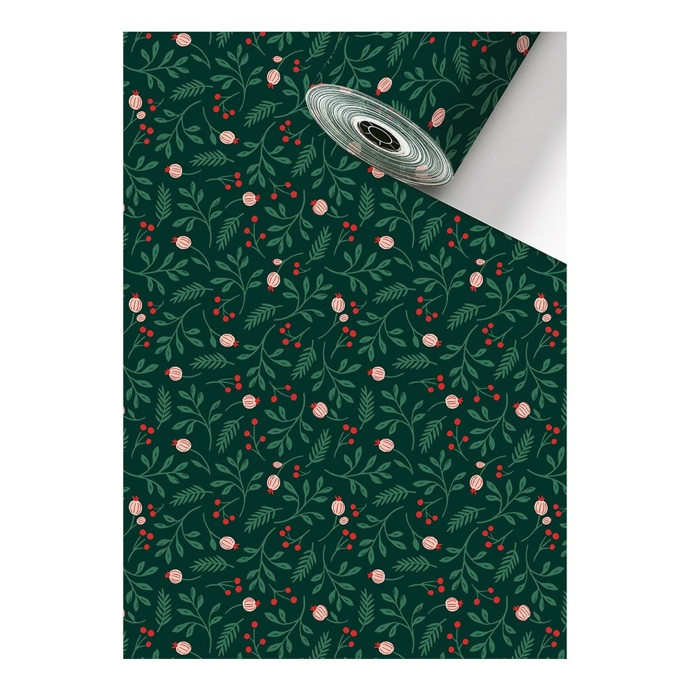 Wrapping paper counter roll „Harriett“ 0,30x250m  green