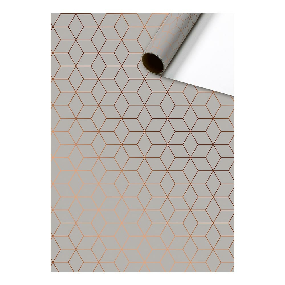 Wrapping paper "Veneta" 70x150cm light grey