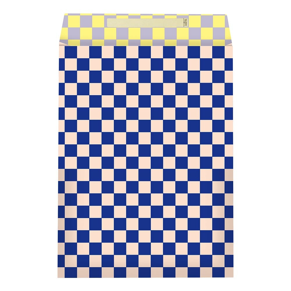 Envelope gift bag "Artem" 32x6x43+6cm blue