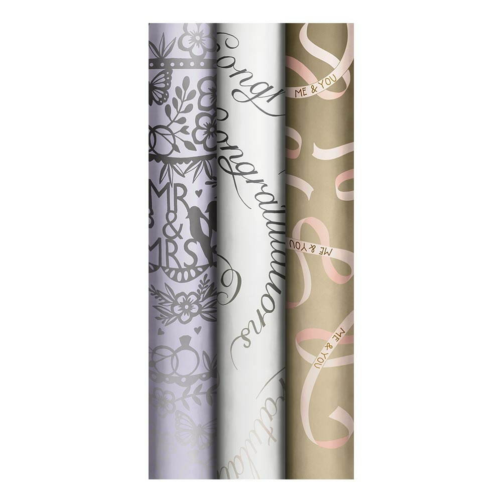 Wrapping paper assortment "Forever More" 70x150cm