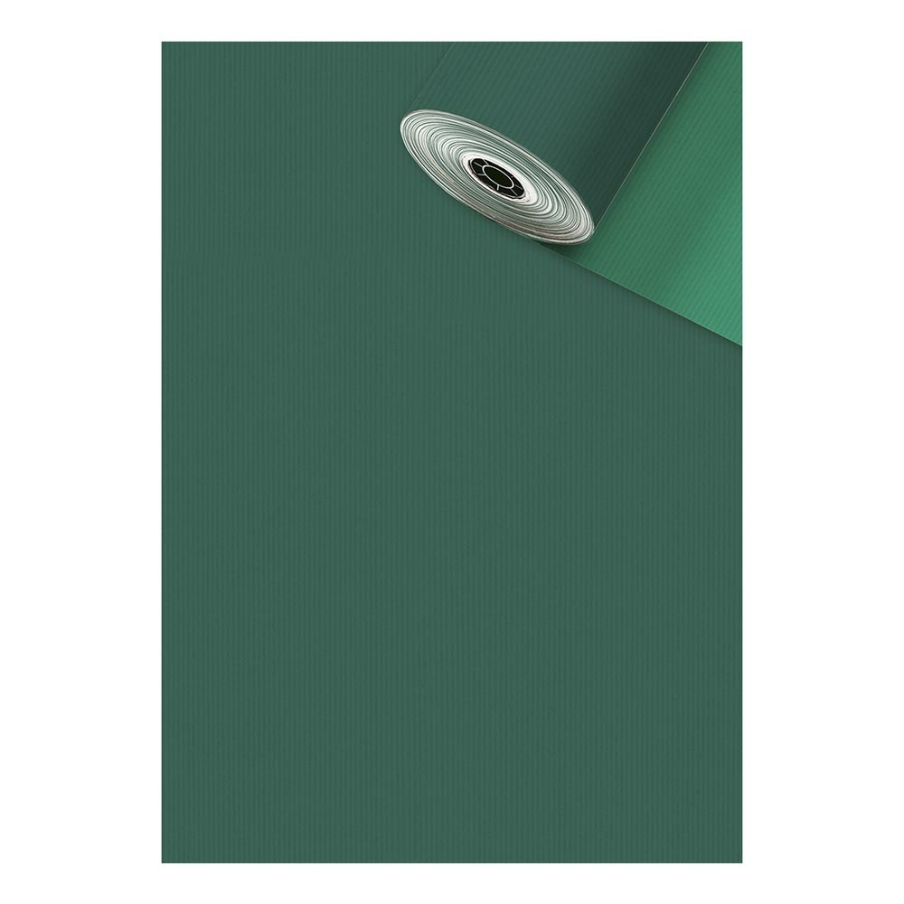 Papier-cadeau bobines de comptoir "Uni Duplo" 0,5x250m vert foncé