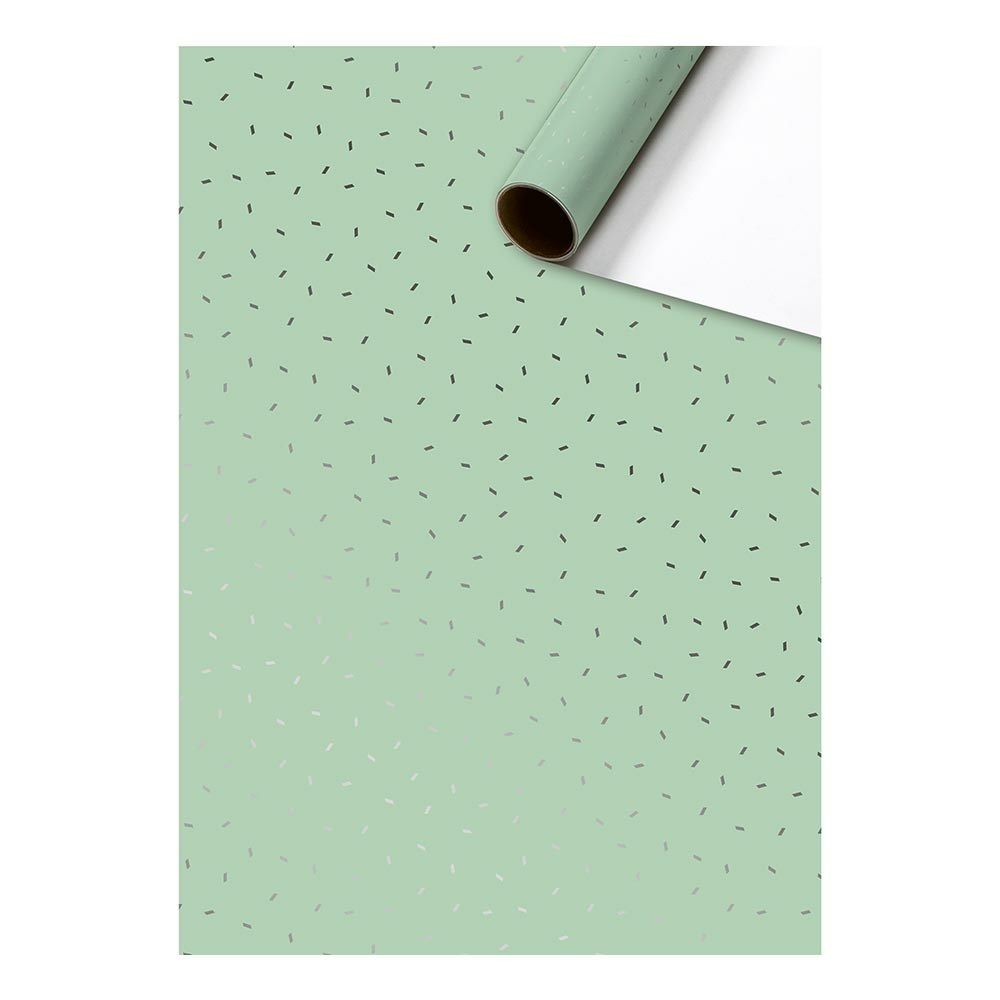 Wrapping paper "Care" 70x150cm green   