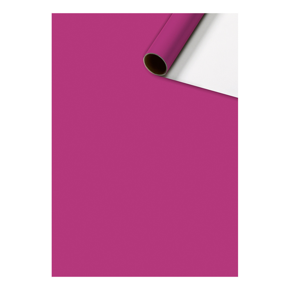 Geschenkpapier „Uni Plain“ 70 x 200 cm pink dunkel