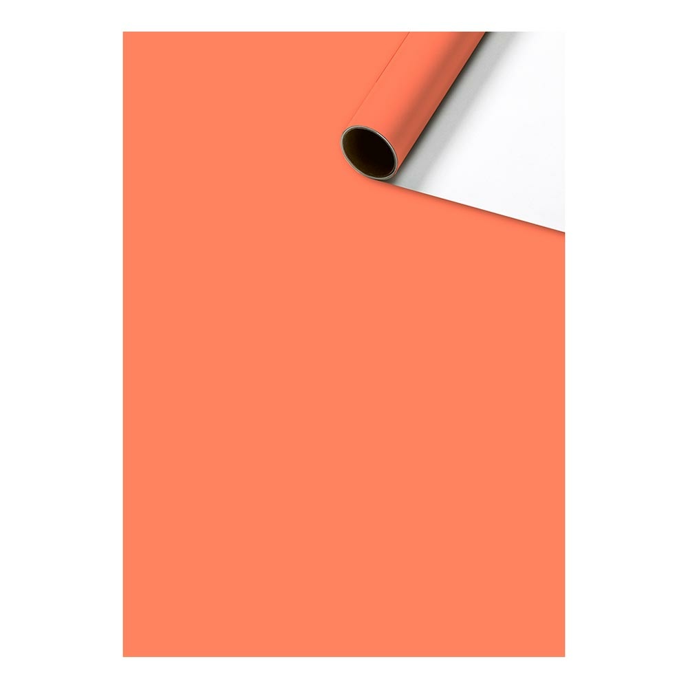 Gift wrap paper „Uni Plain“ 70x200cm dark orange