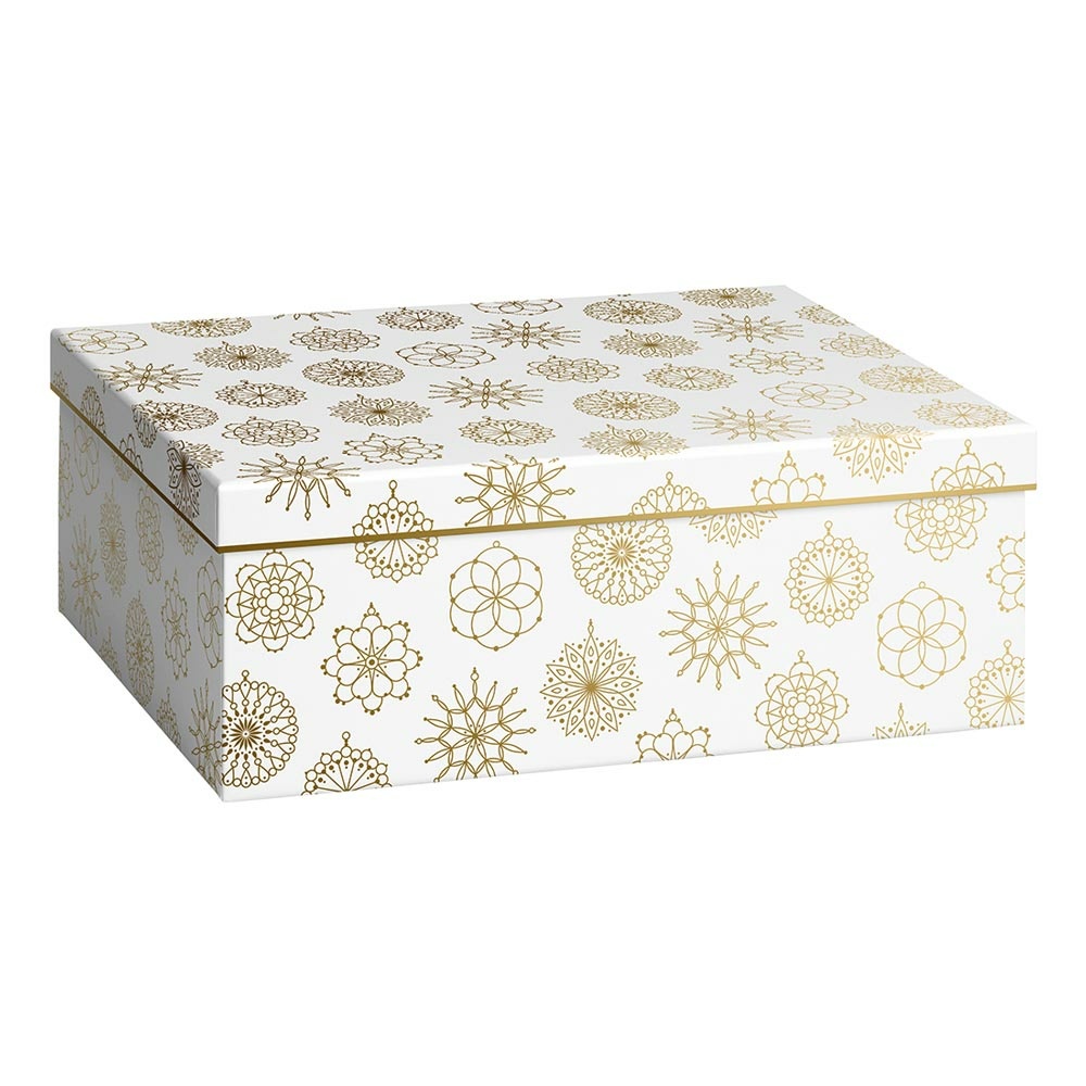 Boîte cadeau "Jamila" A4+ blanc 