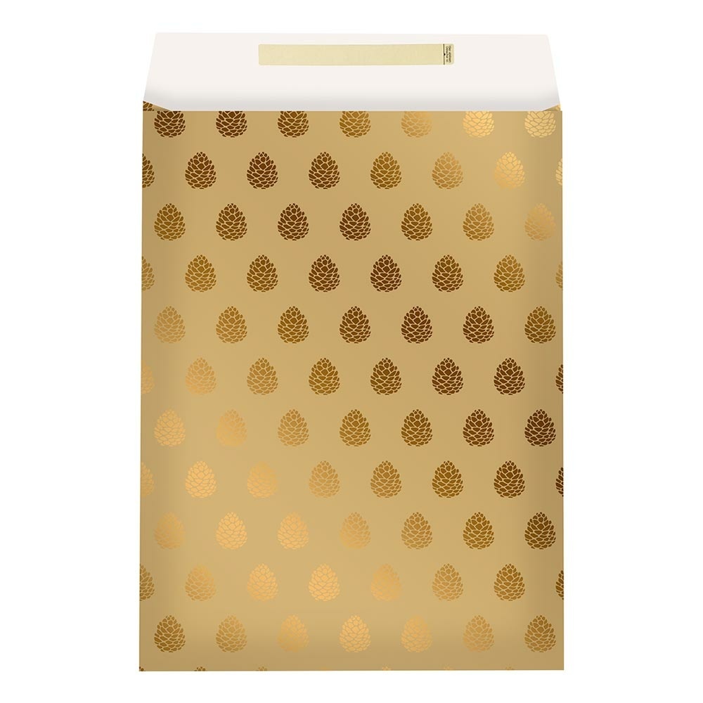 Envelope gift bags „Saga“ 32x6x43 + 6cm gold