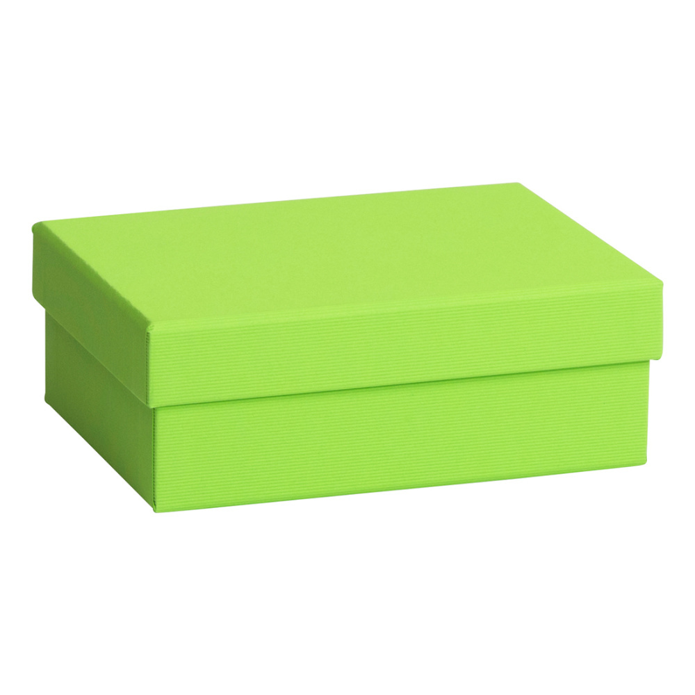 Geschenkbox „One Colour“ 12 x 16,5 x 6 cm grün hell