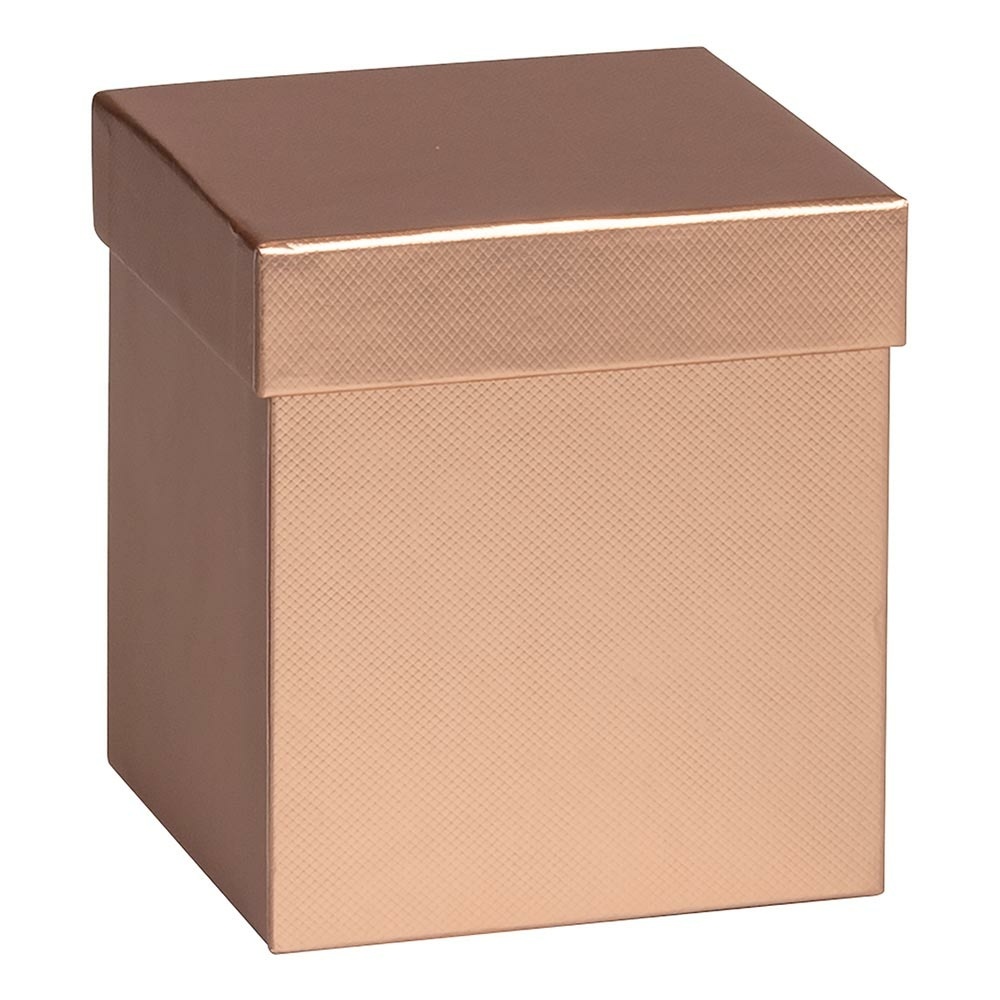 Gift box „Sensual Colour“ 11x11x12cm copper
