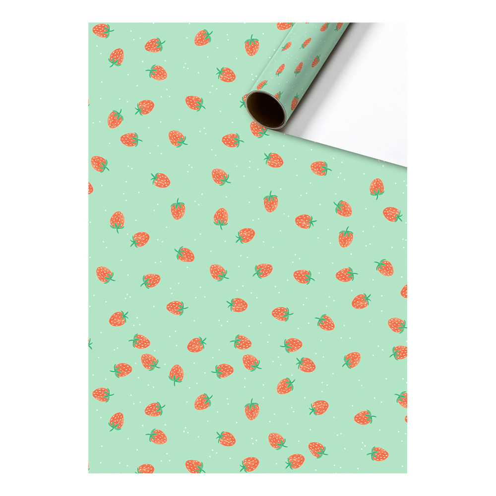 Wrapping paper „Fragolina“ 70x200cm green light