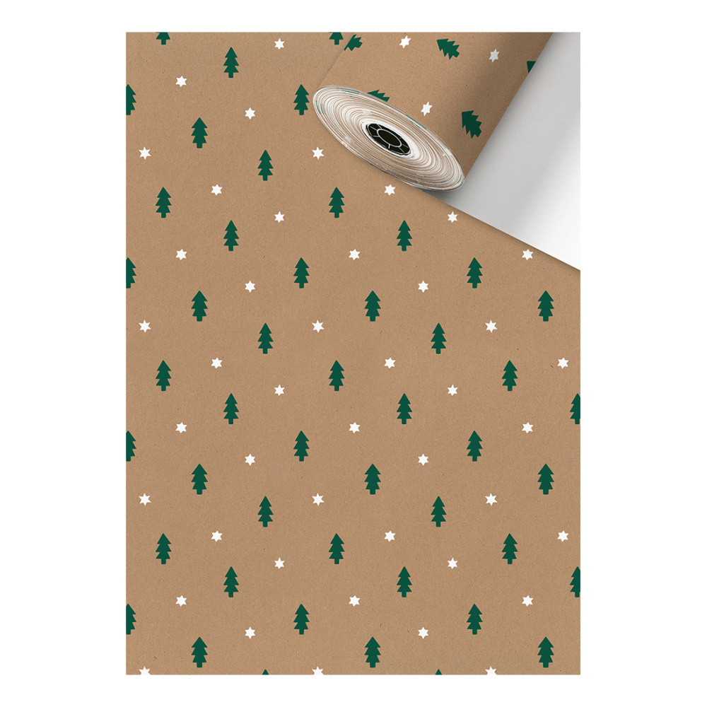 Geschenkpapier-Sécaré Rolle „Ivek“ 0,50 x 250 m grün