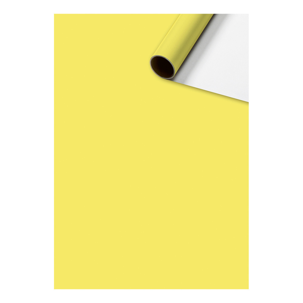 Geschenkpapier „Uni Plain“ 70 x 200 cm gelb