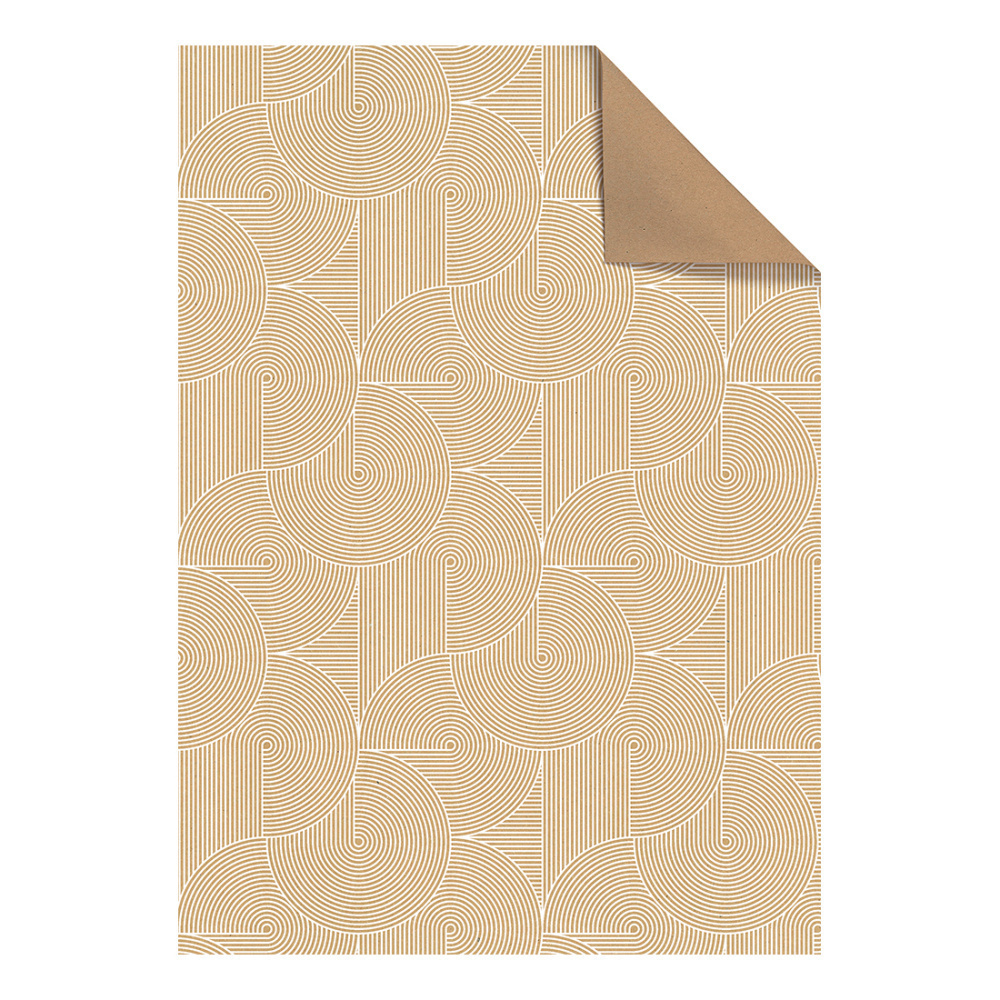 Wrapping paper sheet „Anteo“ 100x70cm beige