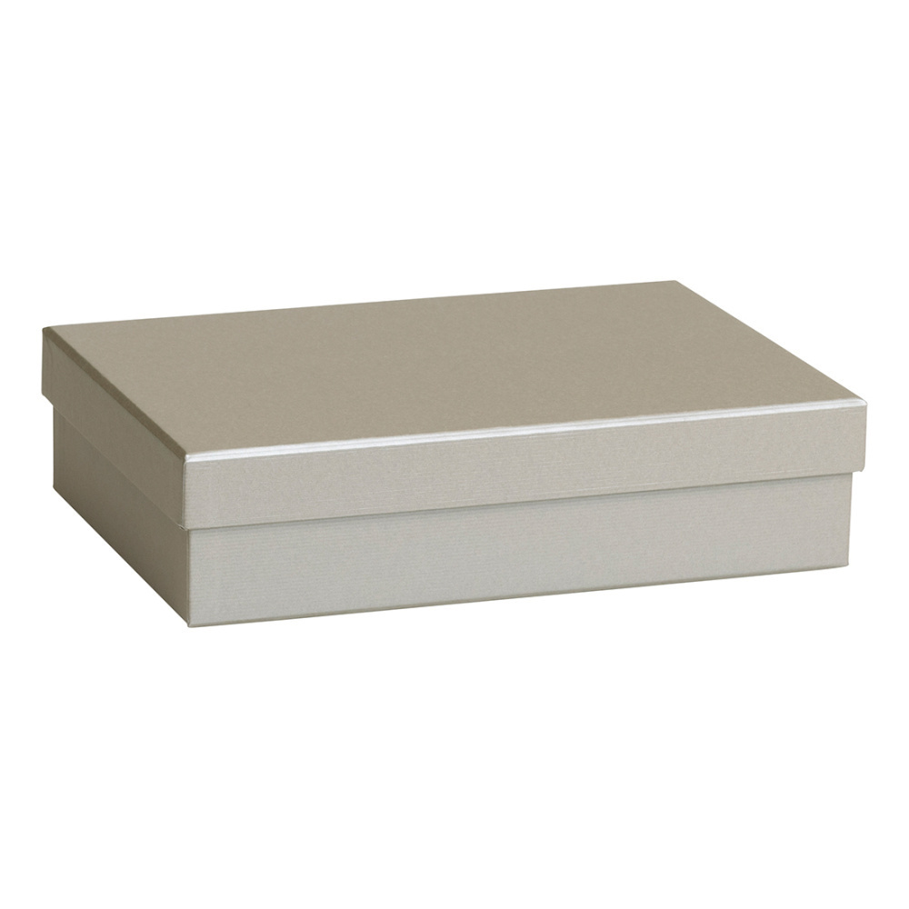 Geschenkbox „One Colour“ 16,5x24x6cm silber