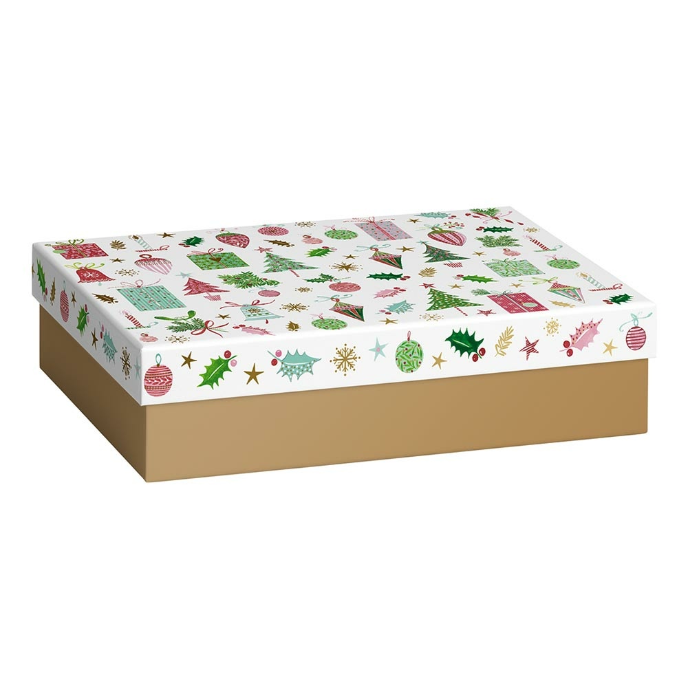 Gift box "Inge" 16,5x24x6cm rose