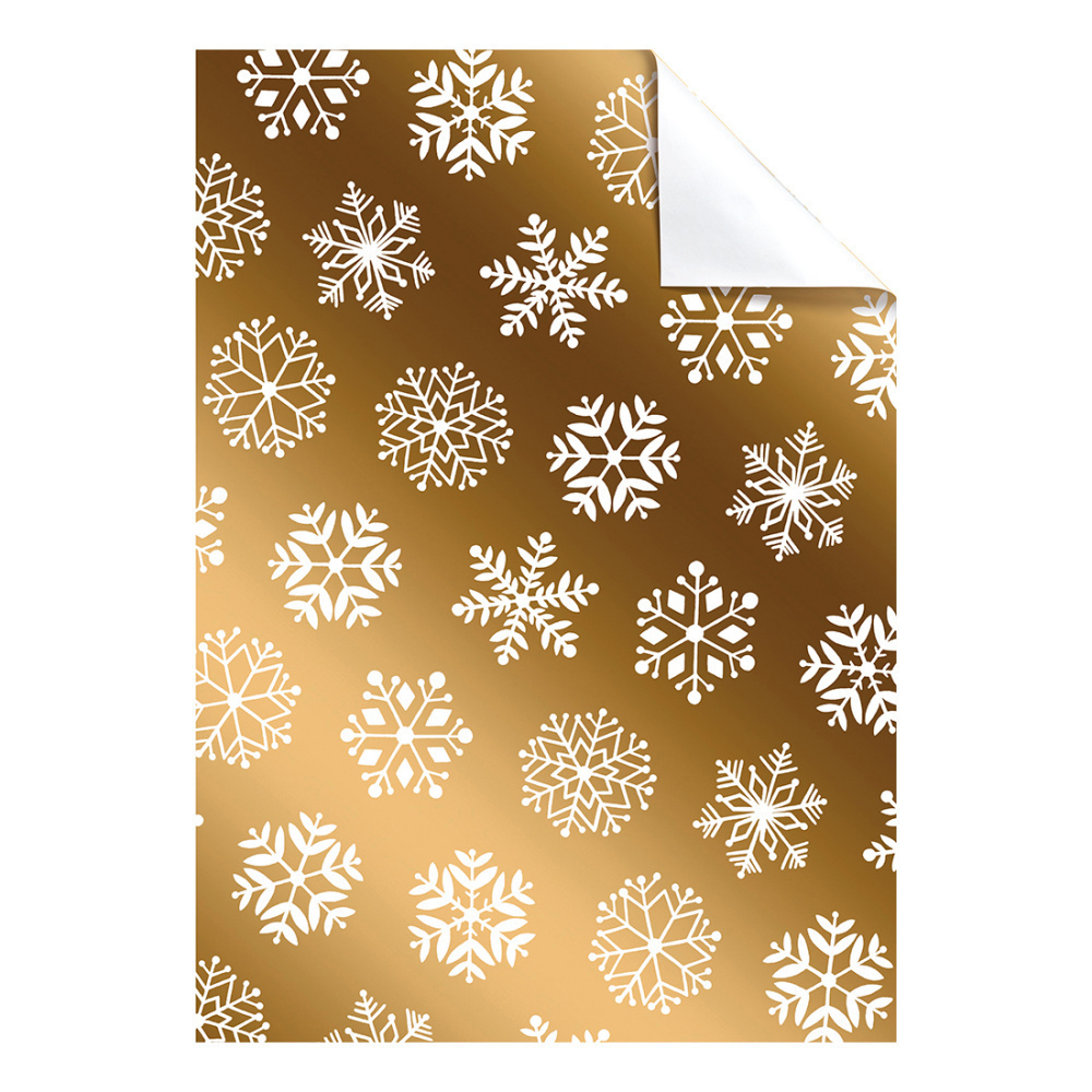 Wrapping paper sheet „Talinho“ 50x70cm gold