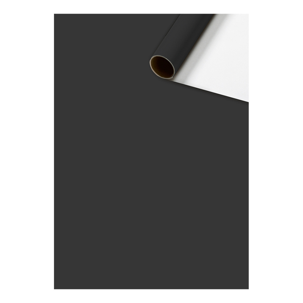 Geschenkpapier „Uni Plain“ 70x200cm schwarz