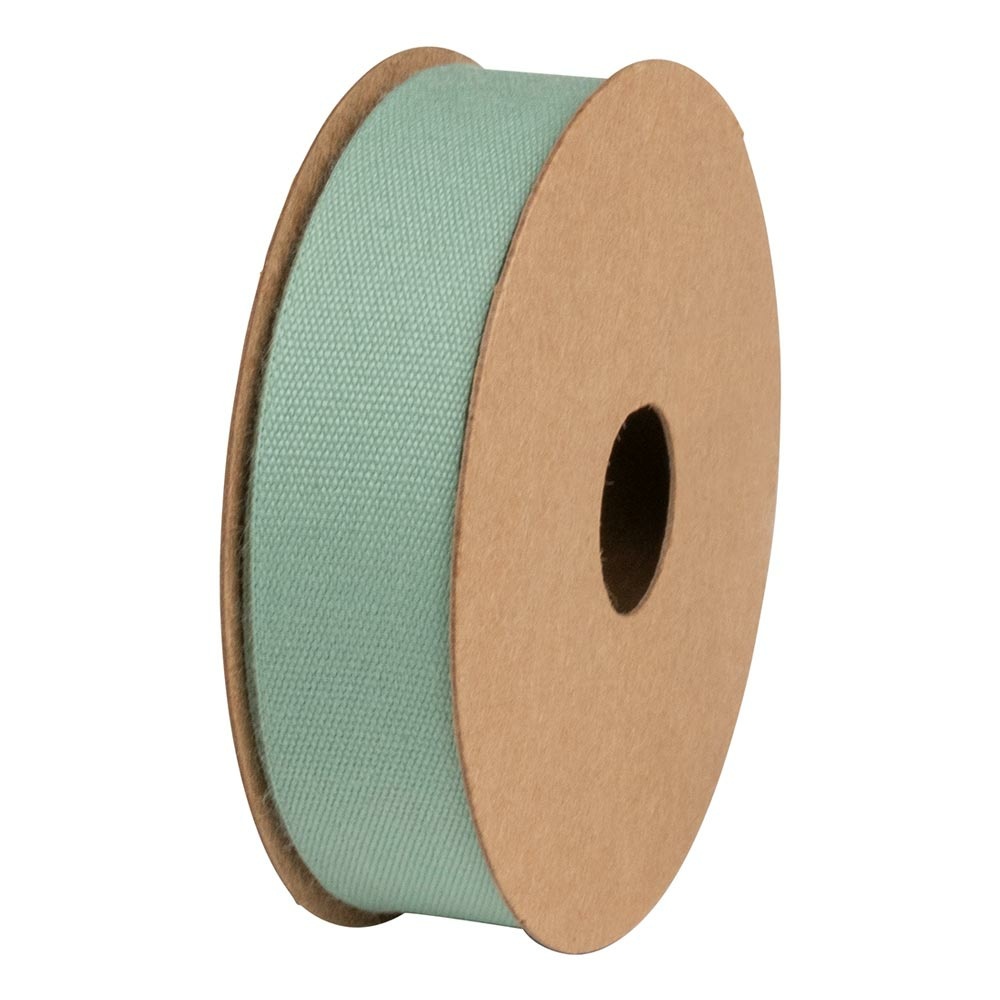 Gift ribbon cotton 16mmx3m sage